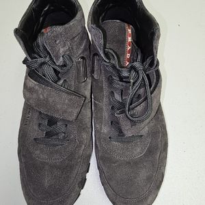 Prada mid top. Suede size 9 (usa)